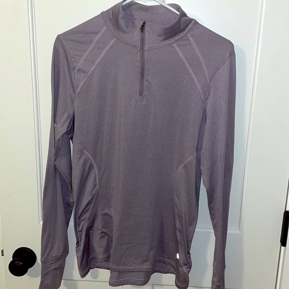Marika spandex zip pullover